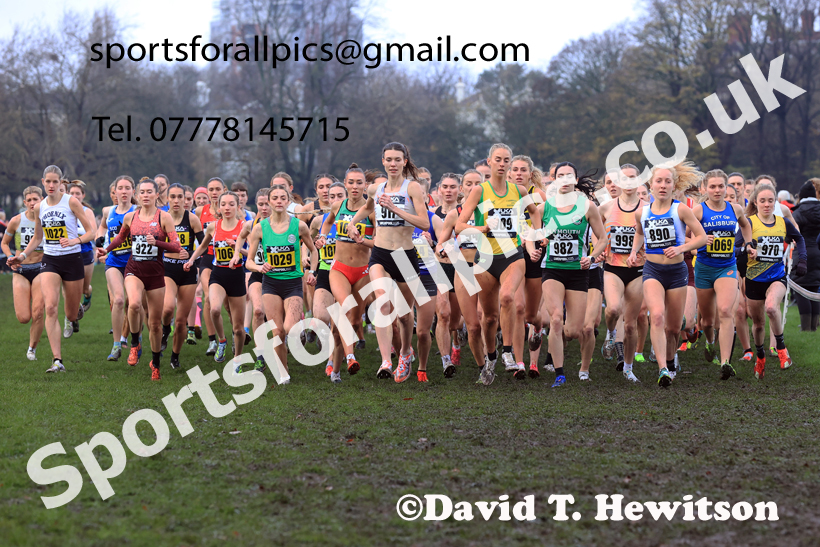 Senior Womens and Under-23s 2025 Liverpool Cross Challenge, Sefton Park, Saturday, November 22th. Photo: David T. Hewitson/Sports for All Pics